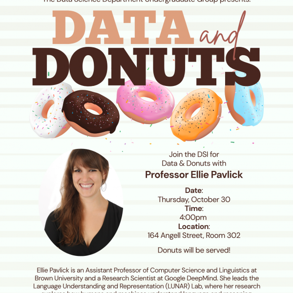 Data&Donuts: Professor Ellie Pavlick