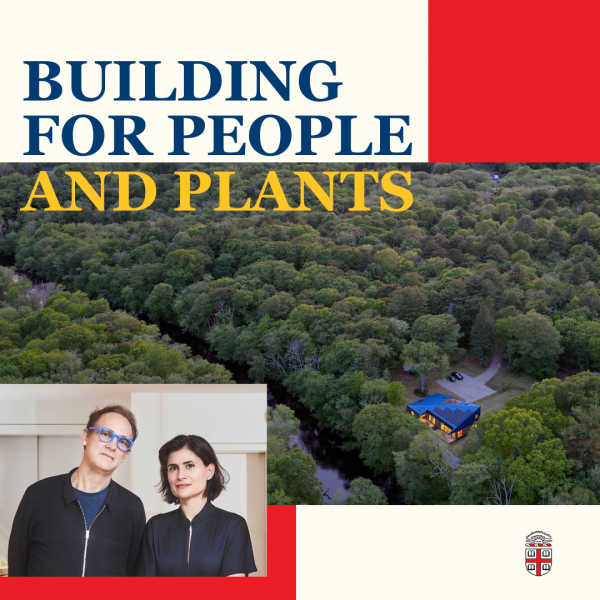 building for people and plants lecture poster