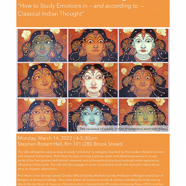 The navarasa of classic Indian theater and aesthetic theory