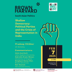 Pradeep Chibber — Shallow Democracy: Political Parties and the Crisis of Representation in India