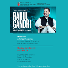 A Conversation with Rahul Gandhi