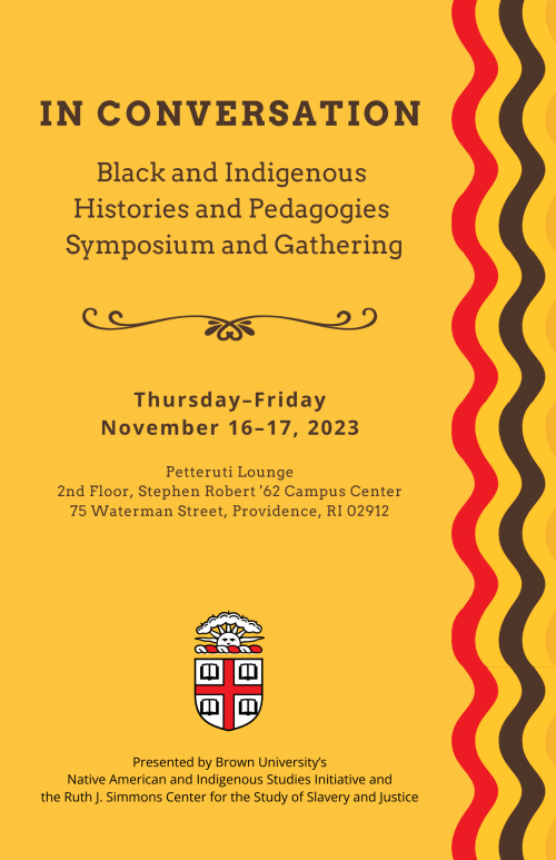 Program cover for In Conversation Symposium