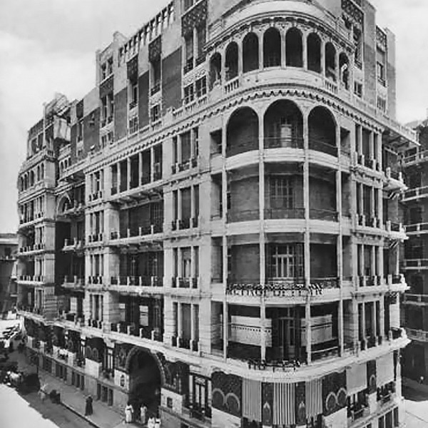 The Metropolitan Hotel in Downtown Cairo in 1930s.