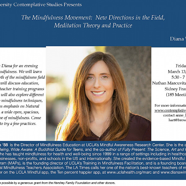 Lecture by Diana Winston