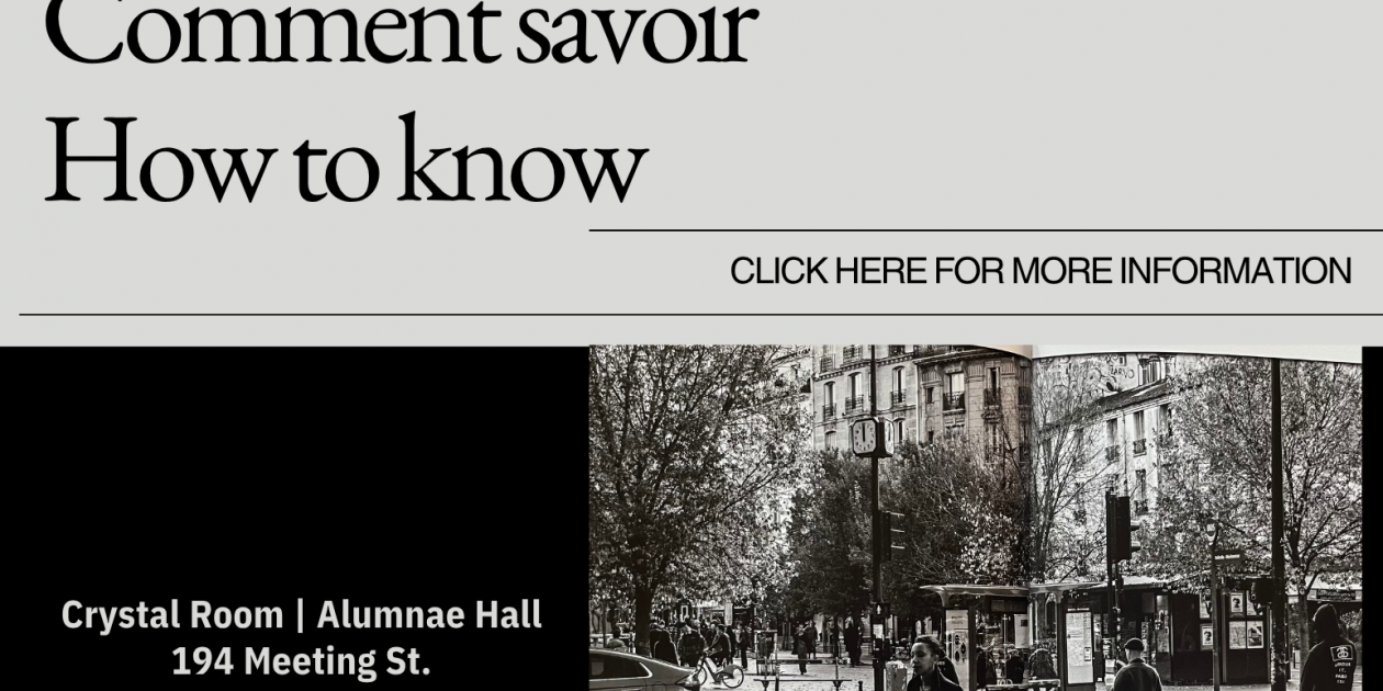Marie NDiaye: Comment Savoir // How to Know Events Brown University