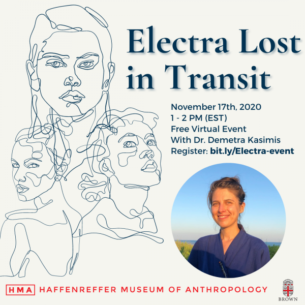 Electra Lost in Transit (post) | November 17th, 2020 1-2 PM (EST) with Dr. Demetra Kasimis, Register: bit.ly/Electra-event