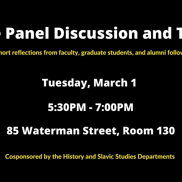 Ukraine Teach-In and Panel Discussion