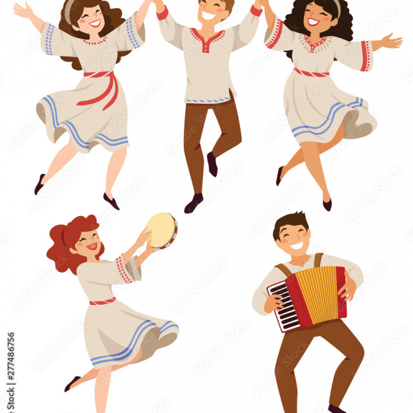 israel folk dancers in action