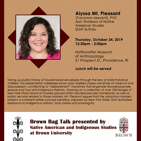 Alyssa Mt. Pleasant Brown Bag, Oct. 24