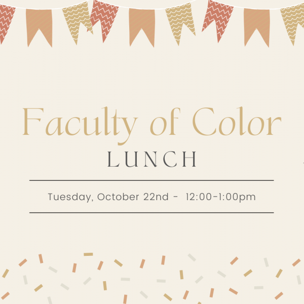 Faculty of Color Lunch