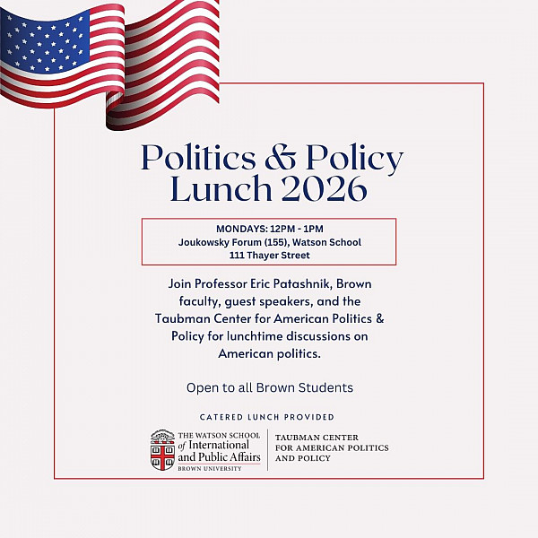 Politics & Policy Lunch