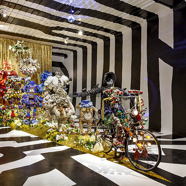 VANESSA GERMAN. sometimes.we.cannot.be.with.our.bodies., 2017Mixed-media installation at The Mattress Factory, Pittsburgh, PA. Photograph by Tom Little.