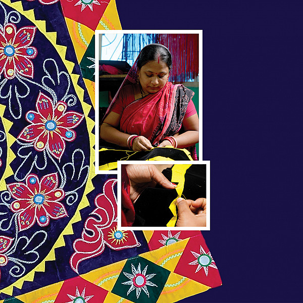 photo of appliqué panel